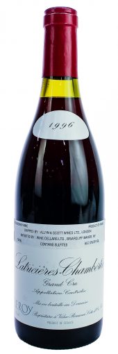 1996 Domaine Leroy Latricieres Chambertin Grand Cru 750ml
