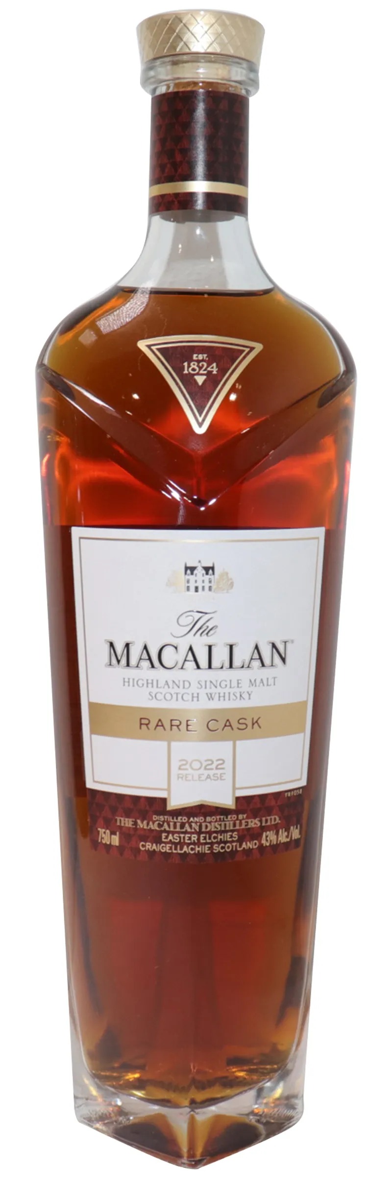 2022 Macallan Single Malt Scotch Whisky Rare Cask 750ml