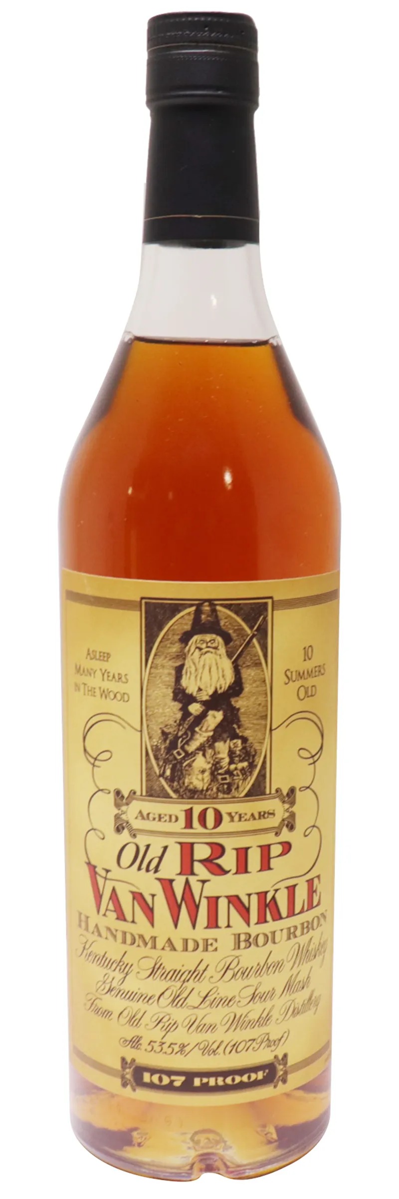 Old Rip Van Winkle Bourbon Whiskey 10 Year Old (No Laser) 750ml